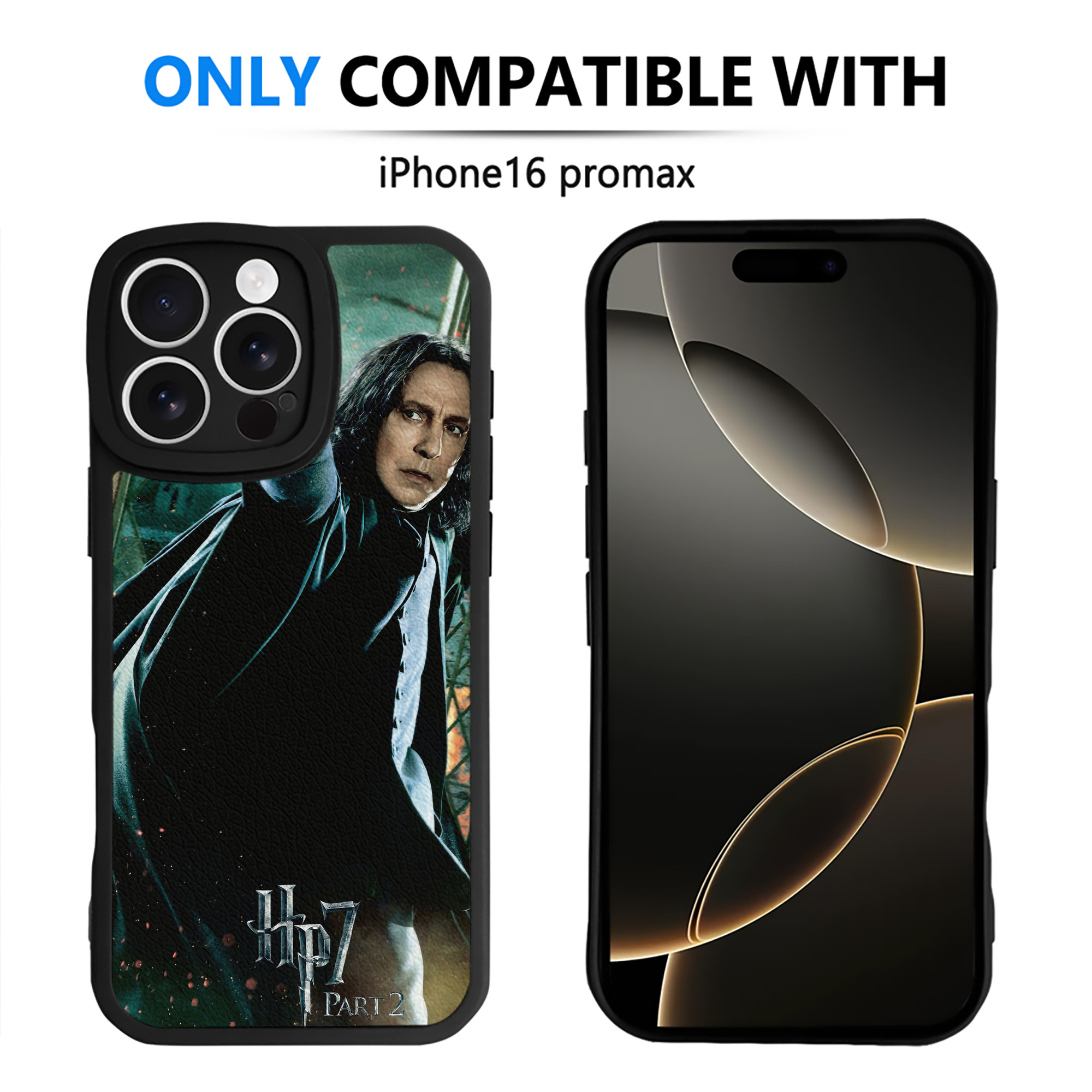（画像用） Harry Potter ハリー・ポッターシリーズ 【iPhone 16シリーズ対応】シリコンスマホケース（レザー調） 材質：シリコン